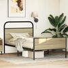 vidaXL Bed Frame without Mattress 90x200 cm Sonoma Oak Engineered Wood