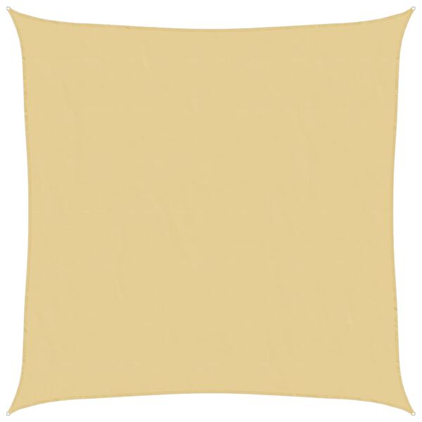 vidaXL Sun Shade Sail Sand 5x5 m 100% Polyester Oxford