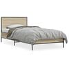 vidaXL Bed Frame without Mattress Sonoma Oak 100x200 cm