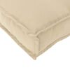 vidaXL Cushion Beige 150 x 40 x 8 cm Oxford Fabric