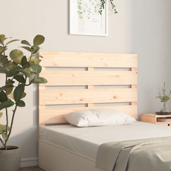 vidaXL Headboard 75x3x80 cm Solid Wood Pine