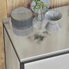 vidaXL Kitchen Storage Set with Shelf 2 pcs Silver Galvanised Steel