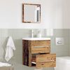 vidaXL Bathroom Furniture Set with Drawer Brown 41 x 38.5 x 48 cm