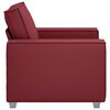 vidaXL Sofa Wine Red 99 x 78 x 84 cm Fabric