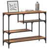 vidaXL Console Table Old Wood 100 x 30 x 75 cm Engineered wood