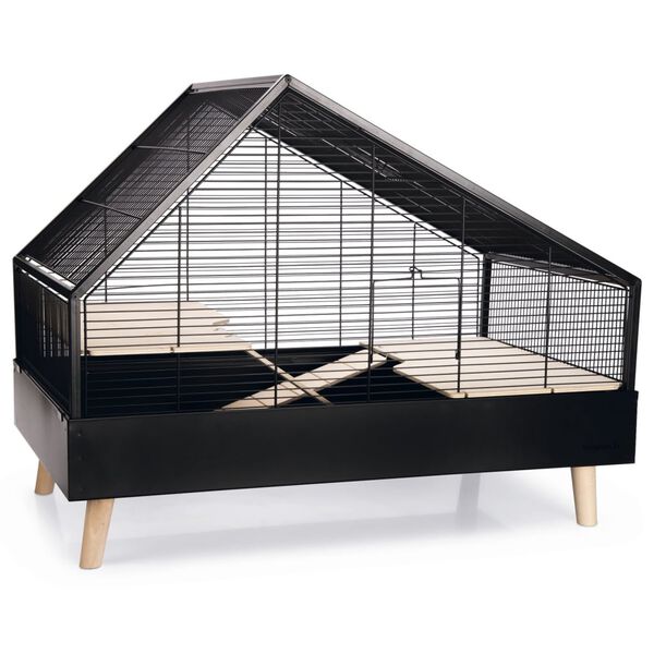 Beeztees Rodent Cage Ayaz 78x48x61 cm Black