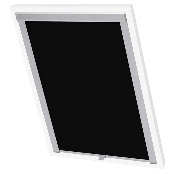 vidaXL Blackout Roller Blinds Black P08/408