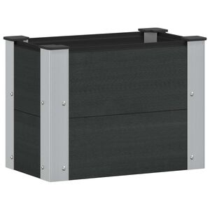 vidaXL Garden Raised Bed Black 50 x 30 x 36 cm