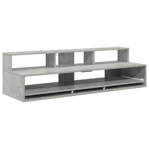 vidaXL Studio Desk Concrete Grey 152 x 42.5 x 36 cm Engineered Wood