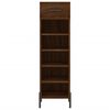 vidaXL Shoe Cabinet Brown Oak 30x35x105 cm Engineered Wood