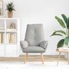 vidaXL Armchair Cloud Grey 69 x 74 x 93 cm Sherpa Fabric