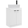 vidaXL Bathroom Vanity with Sink White 53 x 35 x 100 cm