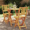 vidaXL Bistro Set 3 pcs Brown Solid acacia wood