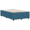 vidaXL Bed Frame without Mattress Blue 120x190 cm Small Double Velvet