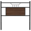 vidaXL Replace Headboard Brown Oak 80 cm Engineered Wood and Steel