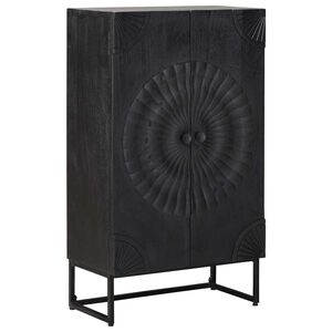 vidaXL Highboard Black 55 x 30 x 95 cm
