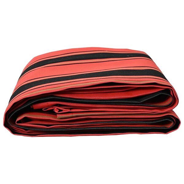 vidaXL Awning Replacement Orange and Black 1000 x 160 cm