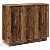 vidaXL LED Sideboard Old Wood 90 x 32 x 75 cm Engineered Wood