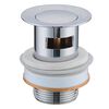 SCH&Uuml;TTE Waste Cap with Overflow Clic-Clac Brass
