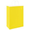 vidaXL Paper Bags 50 pcs with Handles Yellow 32x17x44 cm