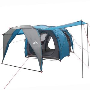 vidaXL Tunnel Tent Blue 562 x 265 x 216 cm