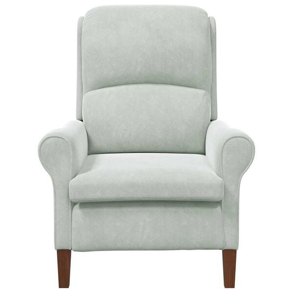 vidaXL Armchair Light grey 76 x 94 x 102 cm Velvet