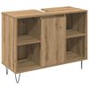 vidaXL Bathroom Furniture Set 3 pcs Artisan Oak Engineered Wood