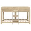 vidaXL Bunk Bed for Kids Sonoma Oak 90 x 200 cm Engineered Wood