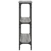 vidaXL Console Table Grey Sonoma 100x22.5x75 cm Engineered Wood