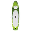 vidaXL Inflatable Stand Up Paddle Board Set Green 300x76x10 cm