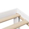 vidaXL Bed Frame with Headboard without Mattress White 150x200 cm King Size
