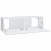 vidaXL Wall TV Cabinets 2 pcs White 100x30x30 cm Engineered Wood