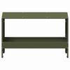 vidaXL Chicken Feeding Trough Olive Green 81 x 32 x 53.5 cm
