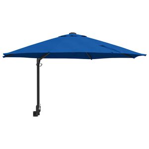 vidaXL Garden Parasol Azurblau 248 x 248 x 148 cm Polyester and Steel