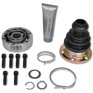 vidaXL Shaft Set Black Metal