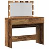 vidaXL Dressing Table Old Wood 100 x 40 x 120 cm Engineered Wood