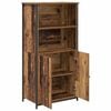 vidaXL Highboard Old Wood 62 x 36 x 121.5 cm Engineered Wood