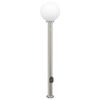 vidaXL Bollard Light with Sensor&Outlet 120 cm Stainless Steel IP44