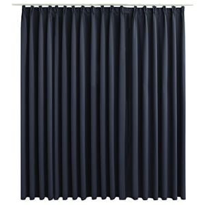vidaXL Blackout Curtain with Hooks Anthracite 290x245 cm