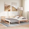 vidaXL Day Bed with Trundle without Mattress 90x200 cm Solid Wood