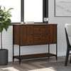 vidaXL Sideboard Brown Oak 100x36x85 cm Engineered Wood