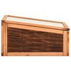 vidaXL Greenhouse 60x80x45 cm Solid Pinewood and Willow