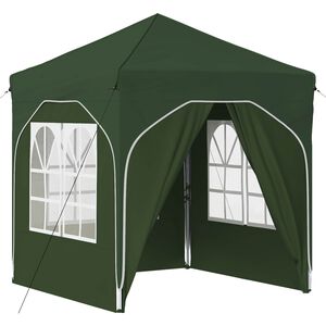 vidaXL Pop-up Party Tent 192 x 192 x 245 cm Green
