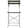 vidaXL Garden Folding Chair Folding 2 pcs Green 42 x 46 x 82cm Steel