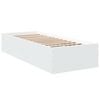 vidaXL Bed Frame without Mattress White 100x200 cm