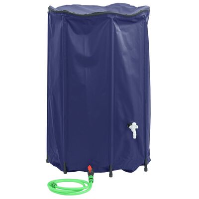 vidaXL Water Tank with Tap Foldable 1000 L PVC