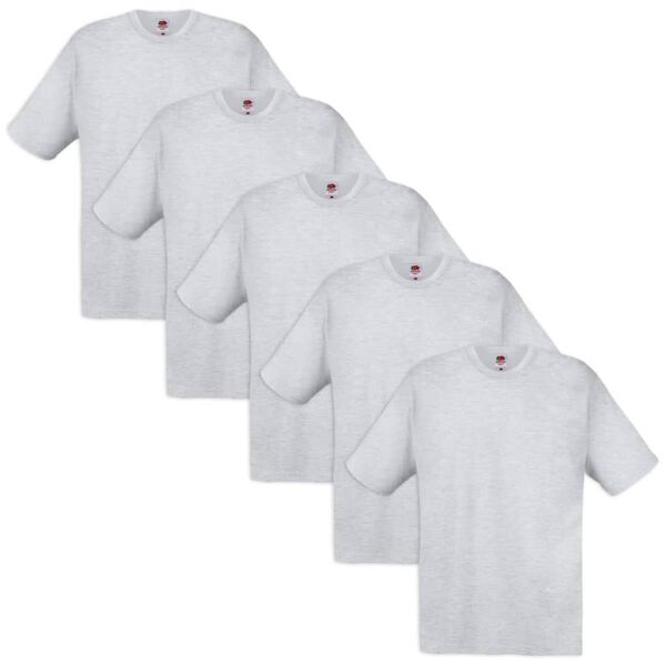 Fruit of the Loom Original T-shirt 100% Cotton Grey XXL