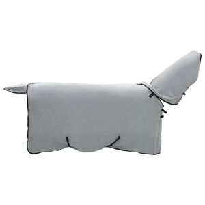 vidaXL Horse Blanket Full Light Grey and Pink 75 cm Polyester Fleece