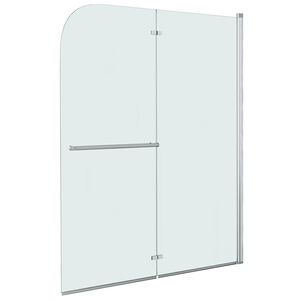 vidaXL Shower Enclosure Gold 120 x 140 cm ESG Glass and Aluminium