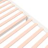 vidaXL Bed Frame without Mattress White Solid Wood 135x190 cm Double Double